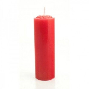 Vela 7 Dias/7 Noites Vermelha Velas Prata