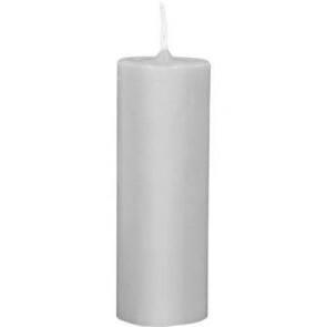 Vela 7 Dias/7 Noites Branca Velas Prata