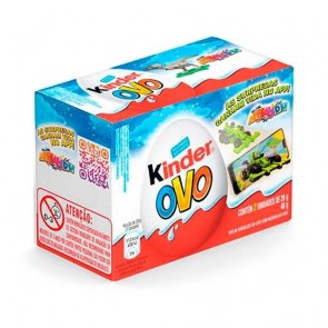 Chocolate Kinder Ovo c/2 unidades 40g (meninos)