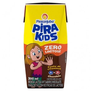 Bebida Láctea Pirakids chocolate Zero Lactose 200ml
