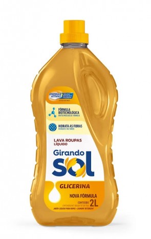 Lava roupas Glicerina Girando Sol 2L