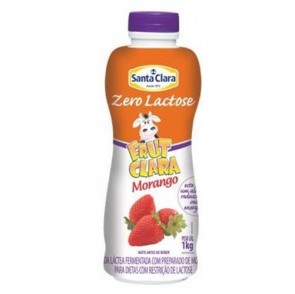 Bebida Lactea Morango Zero Lactose Santa Clara 1kg