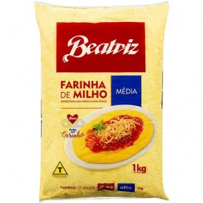 Farinha de Milho Media Beatriz Sem Glúten 1kg