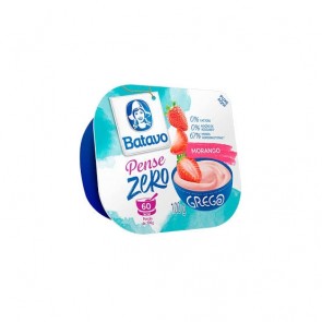 Iogurte Grego Batavo Pense Zero Morango 100g