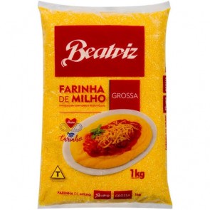 Farinha de Milho Grossa Beatriz Sem Glúten 1kg