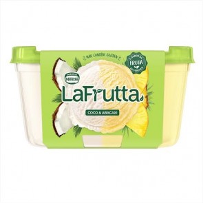 Sorvete S/Glúten LaFruta Coco & Abacaxi Nestlé 1L