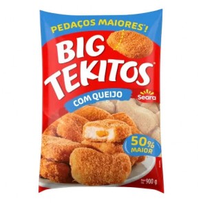 Big Tekitos Com Queijo Seara 900g