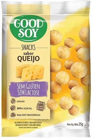 Snacks S/Glúten S/Lactose Sabor Queijo Good Soy 25g