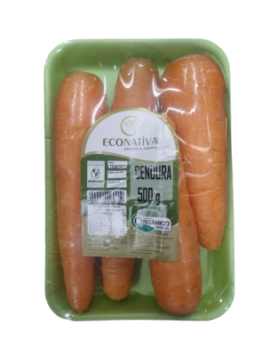 Cenoura Orgânica Econativa/Rio Branco 500gr