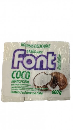 Sabão Pra Roupas Font Coco 600g