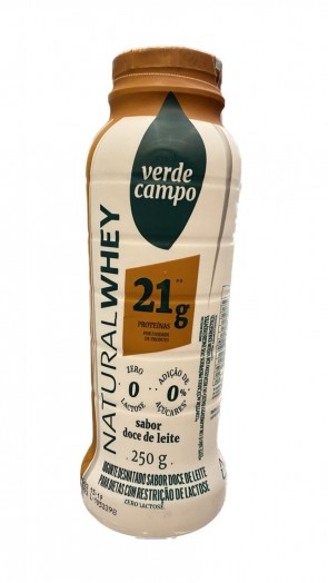 Iogurte Whey Doce de Leite Verde Campo 250g (21g)