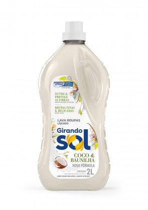 Lava Roupas Girando Sol Coco e Baunilha 2L