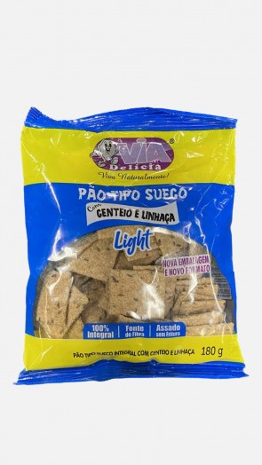Pão Tipo Sueco Centeio e Linhaça Light 180g 