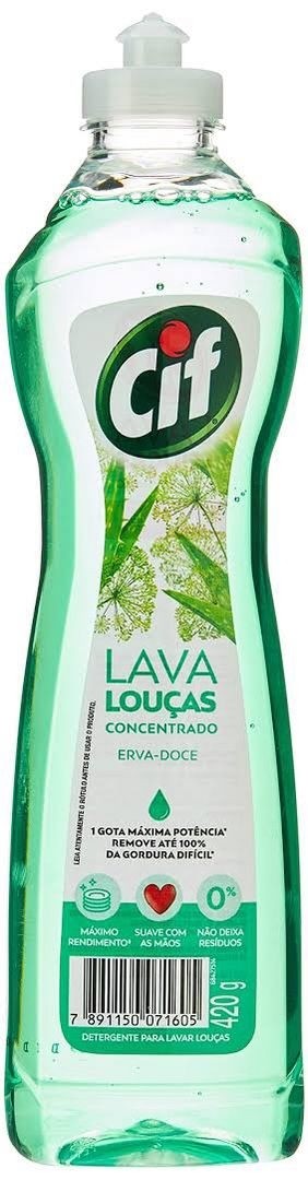 Lava Louças Gel Cif Erva Doce 420g 