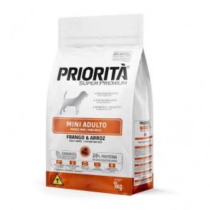 Alimento para Cães Priorita Mini Adulto Frango e Arroz 1kg