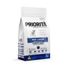 Alimento para Cães Priorita Mini Junior Frango e Arroz 1kg