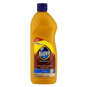 Bravo Pisos Revitaliza Cera Brilho Intenso Incolor 750ml 