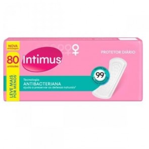 Protetor Intimus Antibacteriana C/80