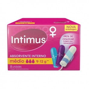 Absorvente Intimus Interno Médio C/8
