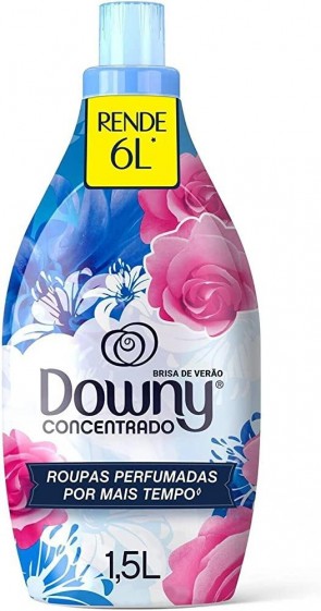 Amaciante Concentrado de Roupas Downy Brisa de Verão 1,5 Litro