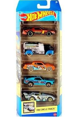 Carrinho Hot Wheels Hw Circle Track C/5 Peças 