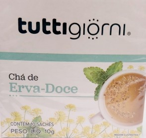 Chá Erva doce Tuttigiorni 10 sachês 