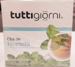 Chá hortelã Tuttigiorni 10 sachês 