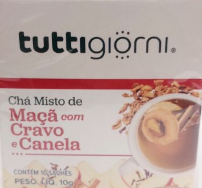 Chá maçã com cravo e canela Tuttigiorni 10 sachês