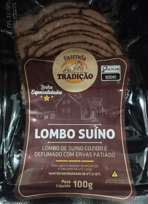 Lombo Suíno Fazenda Tradição 100g 