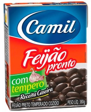 Feijão Pronto Camil Temperado 380g