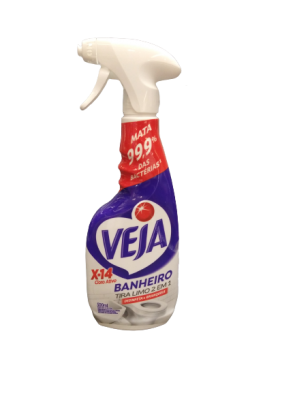 Limpador x14 Tira Limo Cloro Ativo Spray Veja 500ml