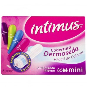 Absorvente Interno Mini Intimus 8Unid.