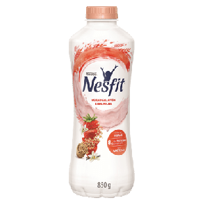 Iogurte Nesfit Pribióticos Morango, Aveia e Baunilha 850g