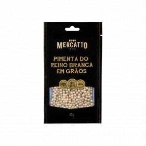 Pimenta do Reino Branca em Grãos Mercatto 40g