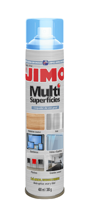 Limpador Aerosol Jimo Multi Superfícies 400ml