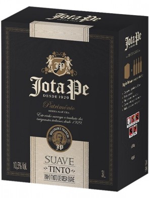 Vinho Jota Pe Patrimonio Suave/Tinto 3L 1929