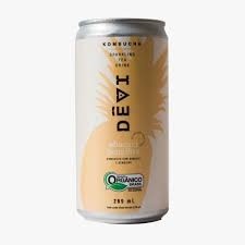 Kombucha Abacaxi e Gengibre Dêvi - Lata 269ml