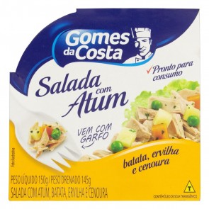 Salada com Seleta e Atum Gomes da Costa 150g