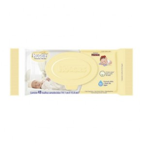 Lenço Umidecido Huggies Primeiros 100 Dias 48 unid.