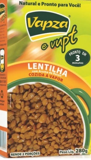 Lentilha Pré Cozida Vapza 250g