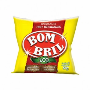Esponja Aço Bom Bril Eco c/8 60g