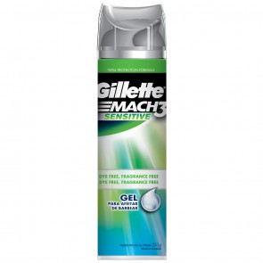 Espuma de Barbear Mach 3 Gilette Sensitive 245 g
