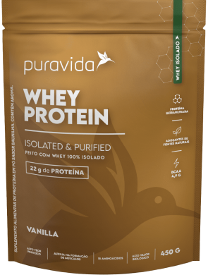 Suplemento Puravida Whey ISO Vanilla 450g