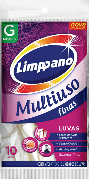 Luva Multiuso Fina Limpano G