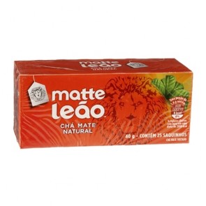 matte leão com mate natural c/ 25 sacos