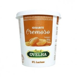 Iogurte Damasco Casa da Ovelha 0% Lactose 500g