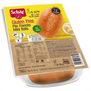 Mini Pão Frances Sem Glúten Schar 130g