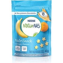 Biscoito Naturnes Laranja e Banana 42g
