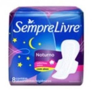 Absorvente Noturno Suave Abas Sempre Livre c/8