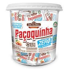 Paçoquinha Rolha Zero Açucar Pote 32un - 576g